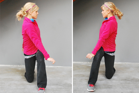 Crossover Reverse Lunge